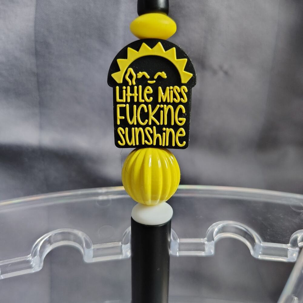 Beaded pen